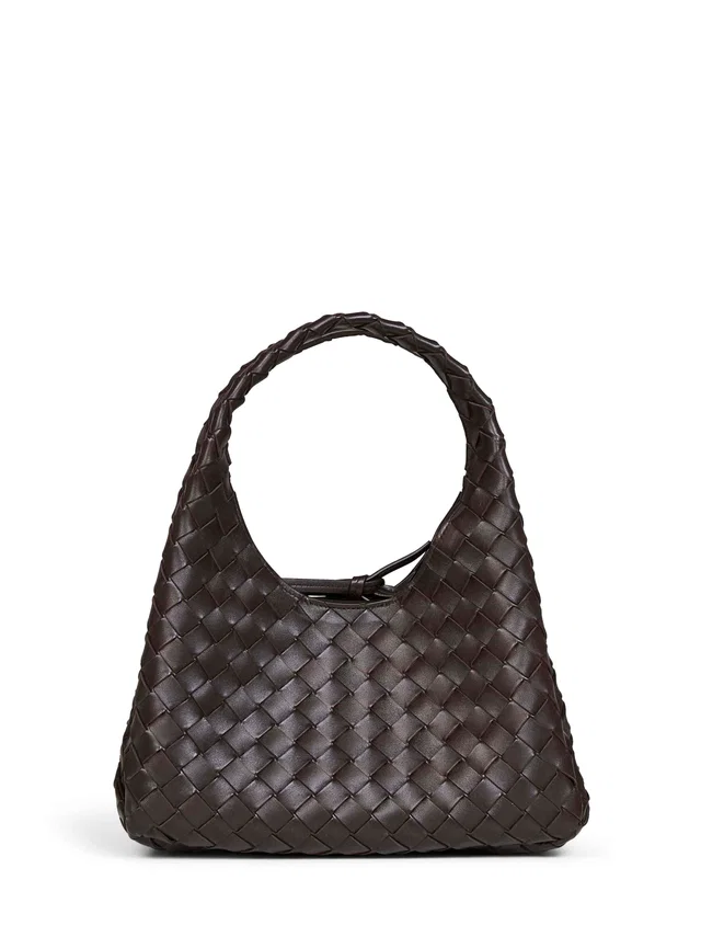 Bottega Veneta Shoulder Bag — Brown Lambskin in Brown Lambskin from HEWI