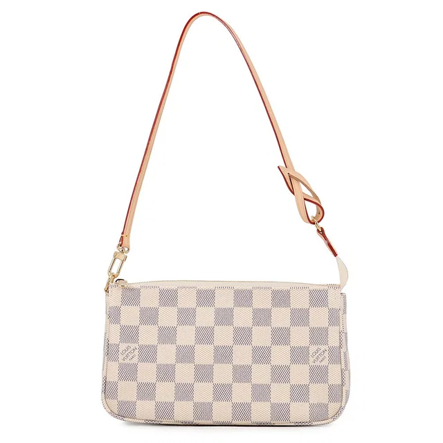 Louis Vuitton Pochette Accessoires PinkN40915 Damier Azur from GALLERY RARE