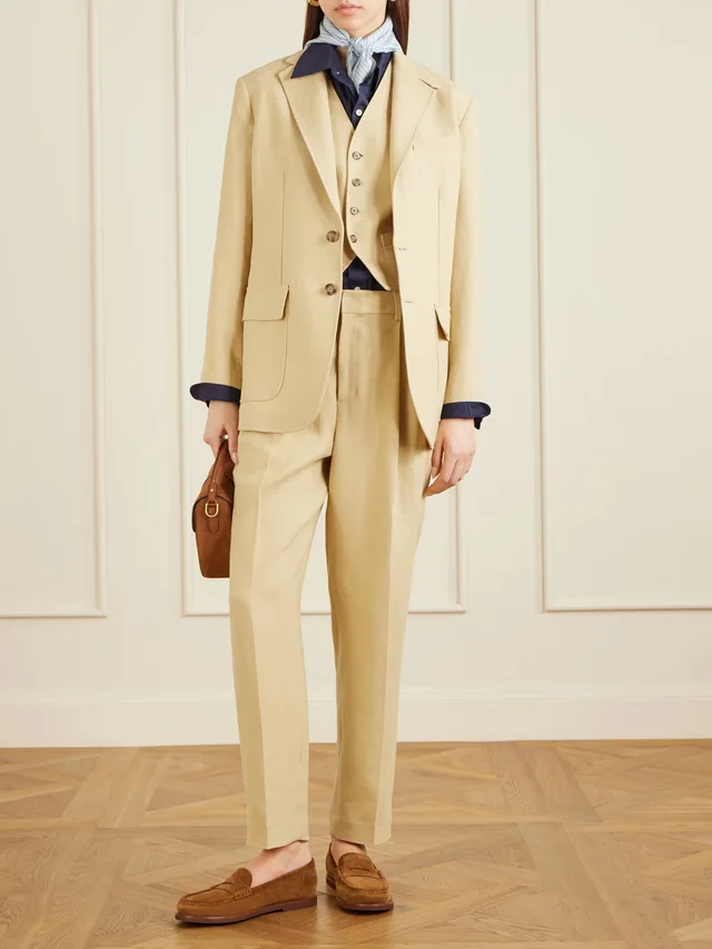 POLO RALPH LAUREN Hemp blazer in Beige, photo 2 of 2 from NET-A-PORTER (Canada)