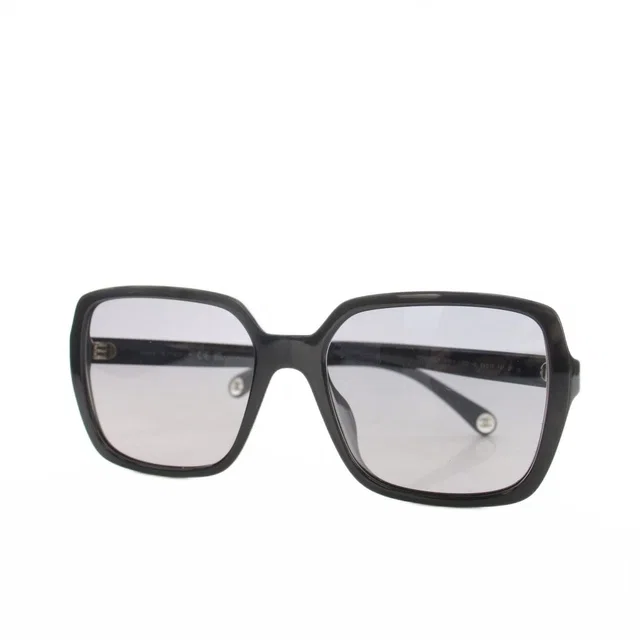 Chanel Square Shape Sunglasses CC Logo Black Eyewear in Black from The Reluxe