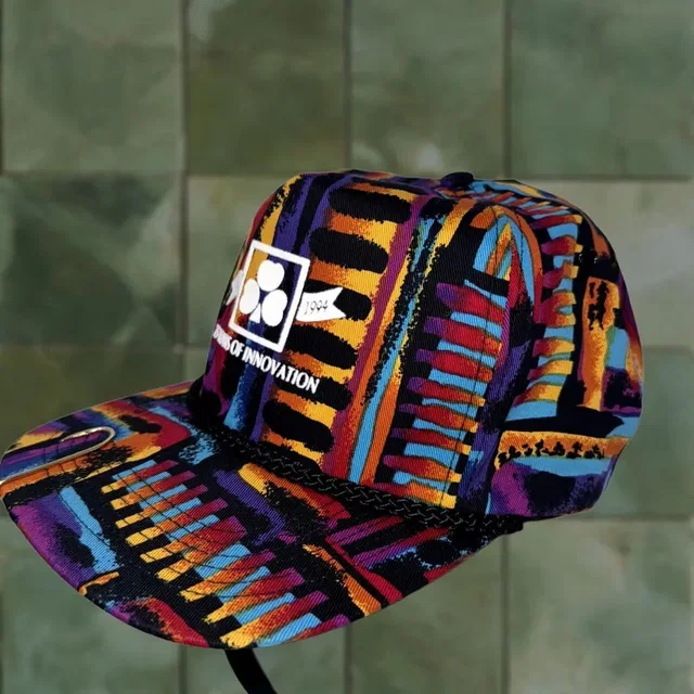 Etro Vintage San Sun Hat Snapback Adjustable Multicolor 90s Retro Tropical Hawaiian Tribal… in multicolor from Grailed