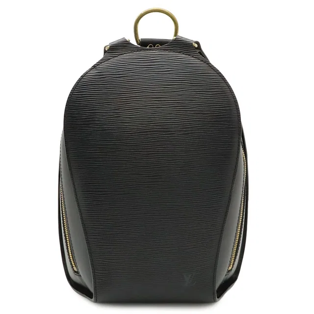 Louis Vuitton Epi Mabillon Backpack Shoulder Bag Leather Noir Black in Black Leather from The Reluxe