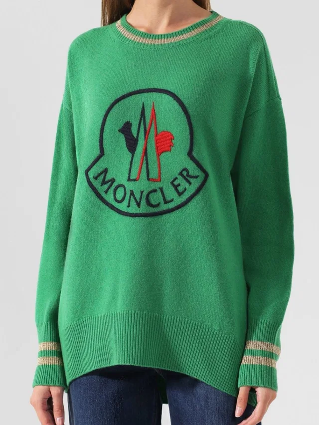 Moncler sweaters in green Wool from Poshmark