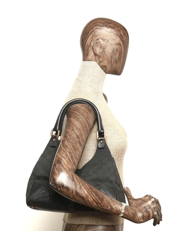 Gucci GG Jackie Bardot Bag in Canvas from A Retro Tale, photo 9 of 9