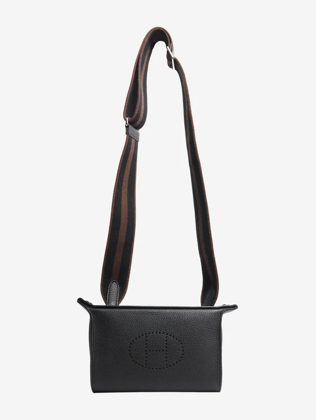 Hermès Black Videpoches cross-body bag in Black Clemence leather from Sign of the Times, photo 2 of 2