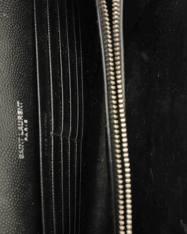 Saint Laurent Cassandre Wallet on Chain Bag in Leather from A Retro Tale, photo 6 of 7