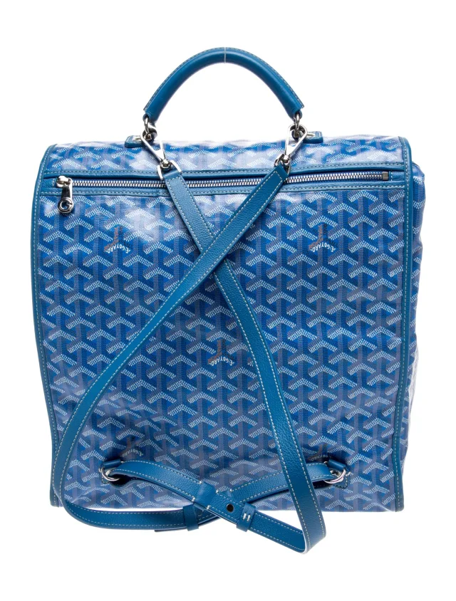 Goyard Goyardine Saint Leger in blue Canvas from The RealReal