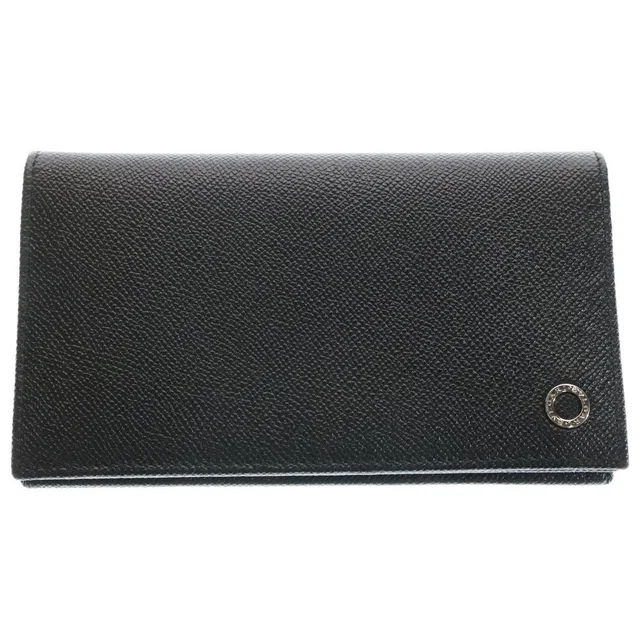 Bvlgari Wallet Black Leather in Black Leather from The Reluxe