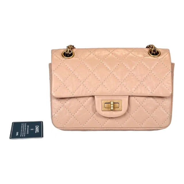 Chanel Reissue Mini Cream Chain Bag with GHW in White from Luxury Promise