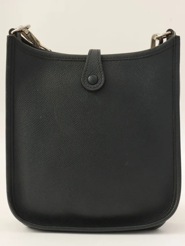 Hermès 2017 made Evelyn TPM Black from VINTAGE QOO TOKYO, photo 2 of 15