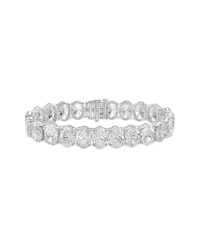 Diana M Lab Grown Diamonds Diana M. 14K 26.00 ct. tw. Lab-Grown Diamond Tennis Bracelet, image 1 of 1 from Gilt