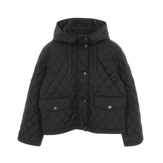 Burberry Nova Check Lined Hooded Nylon Jacket in Nylon from LuxUness