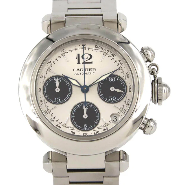 Cartier Pasha C Chronograph Stainless Steel Automatic Chronograph from LuxUness
