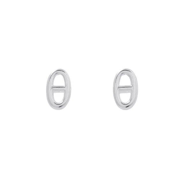 Hermès Chaine d'Ancre Farandole Earrings Size TPM SV925 from GALLERY RARE