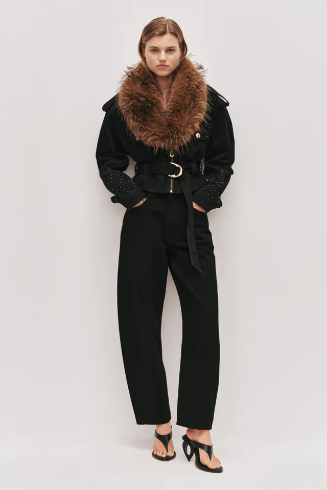AJE Vanaia Denim Jacket in Black from Aje, photo 1 of 1