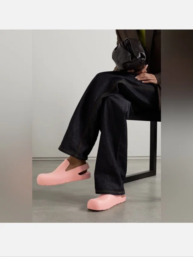 Bottega Veneta Slip-On Rubber Clogs in pink from Poshmark