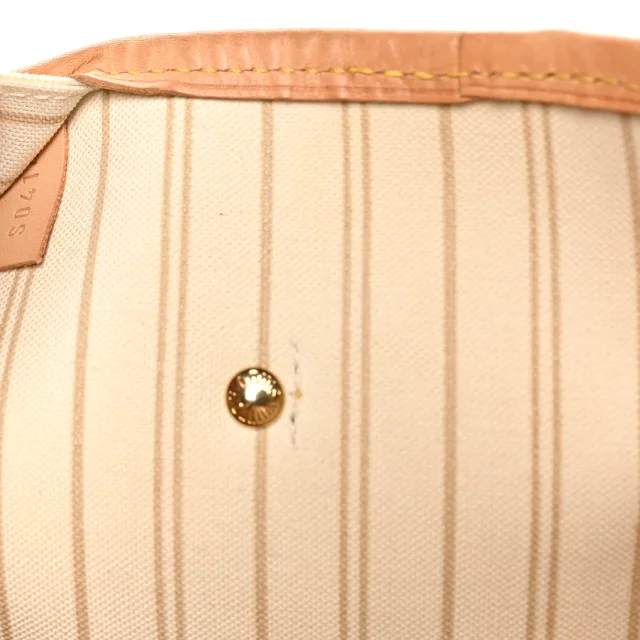 Louis Vuitton Damier Azur Neo Neverfull MM in Canvas from FASHIONPHILE, photo 7 of 10