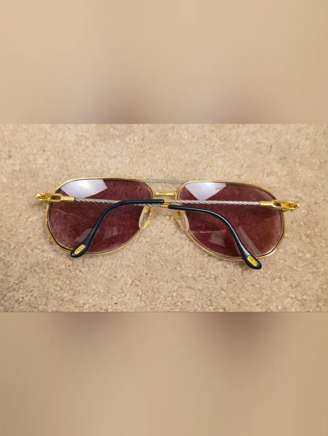 FRED Vintage America Cup Paris Sunglasses France Made Gold / Silver Frame Rx from Poshmark