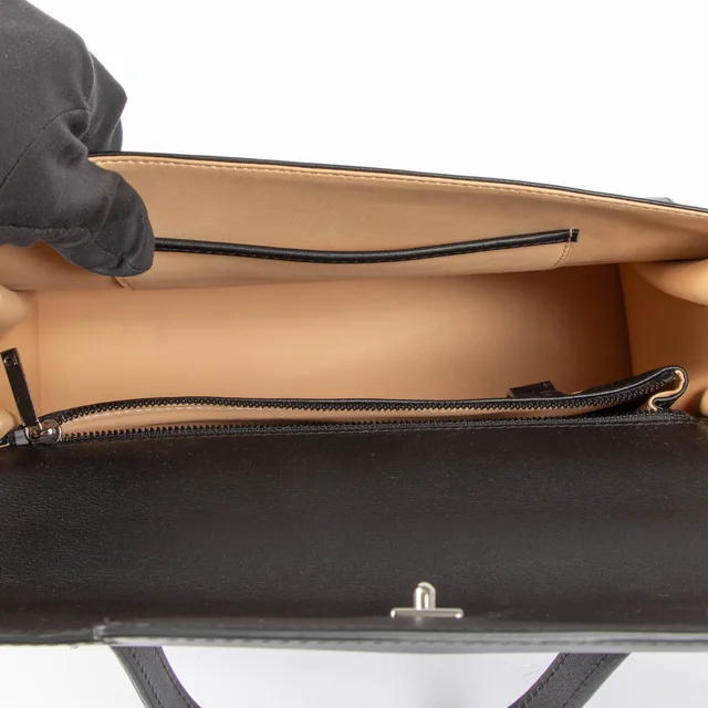 Delvaux All Black Calf Souple Tempête GM Bag in Black Leather from Labellov, photo 7 of 8