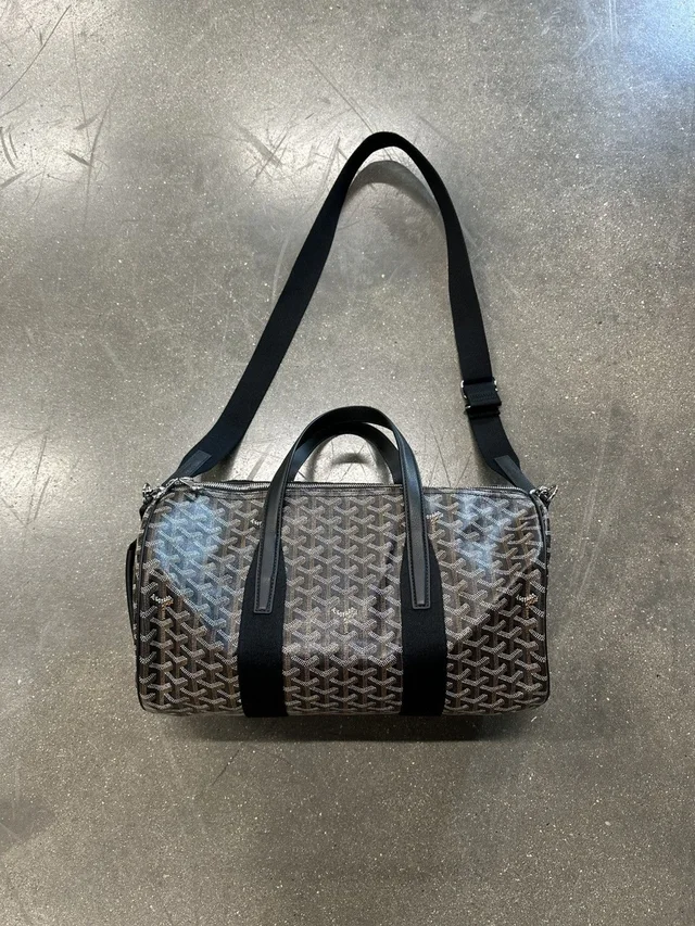 Goyard Barrel Sport Bag in black from Grailed