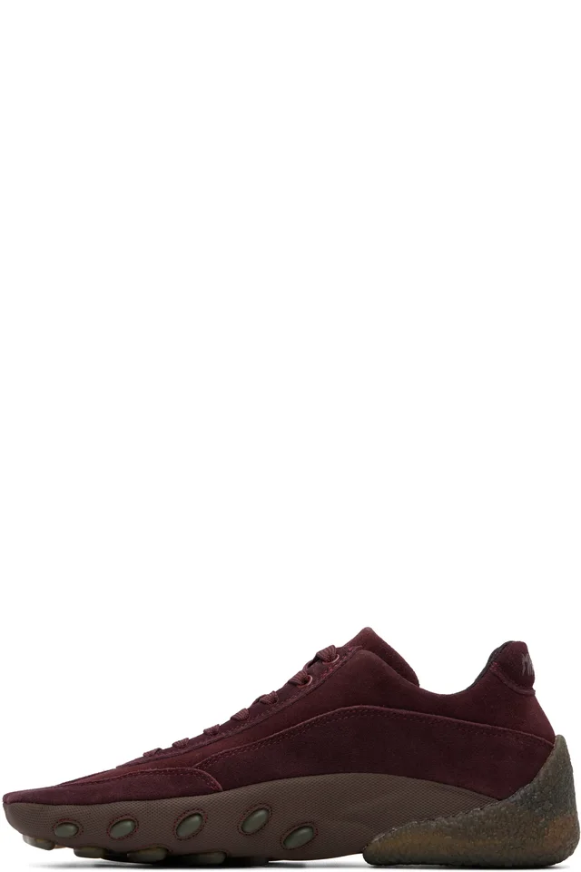 Magliano Burgundy Kart Sneakers, photo 3 of 5 from SSENSE