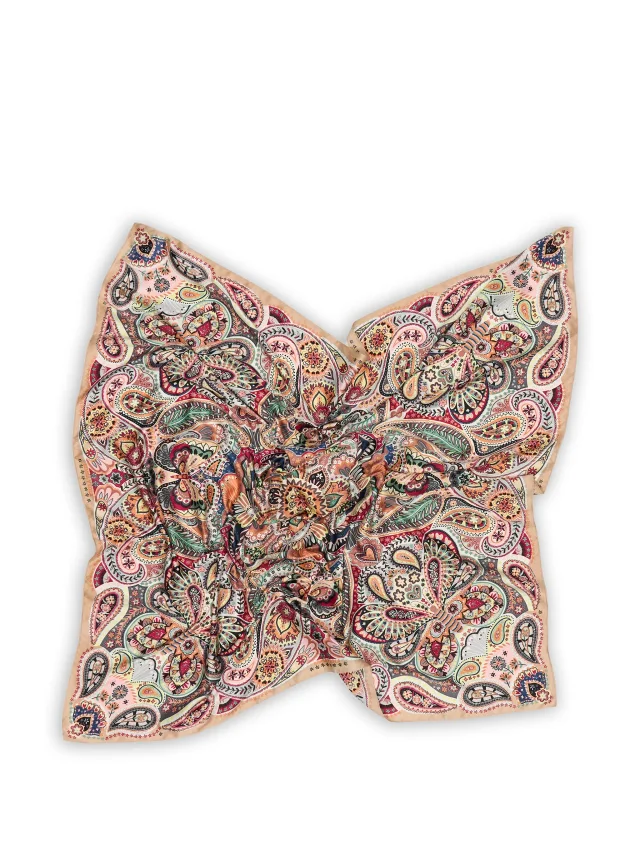 BIMBA Y LOLA paisley print scarf, photo 2 of 2 from FARFETCH