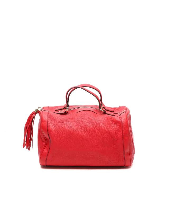 Gucci GG Soho Boston Bag in Caviar leather from A Retro Tale