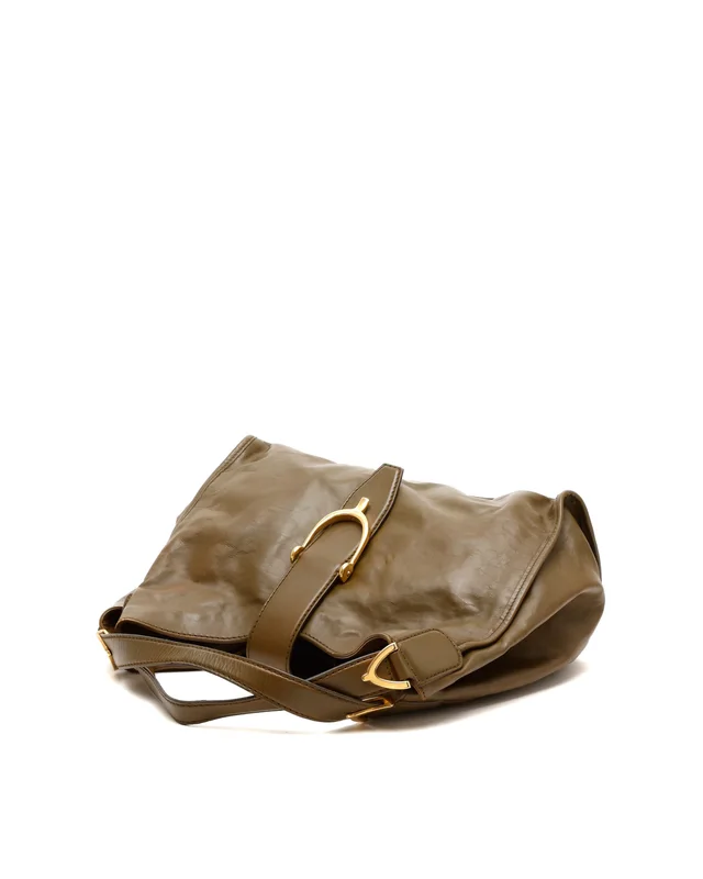 Gucci Small Soft Stirrup Bag in Canvas from A Retro Tale, photo 4 of 8