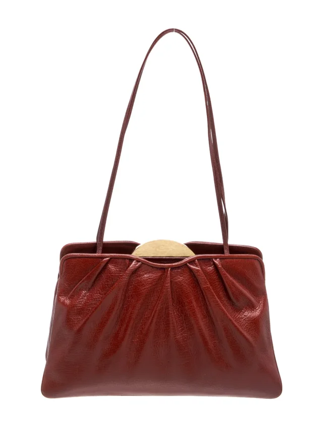 Judith Leiber Leather Shoulder Bag in Leather from The RealReal