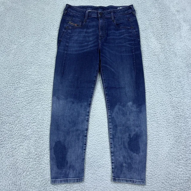 Diesel Women's D-Fayza-Ne W27 069kc Jeans Denim + Sweat Pants Ombre Fade Blue in blue Denim from Poshmark