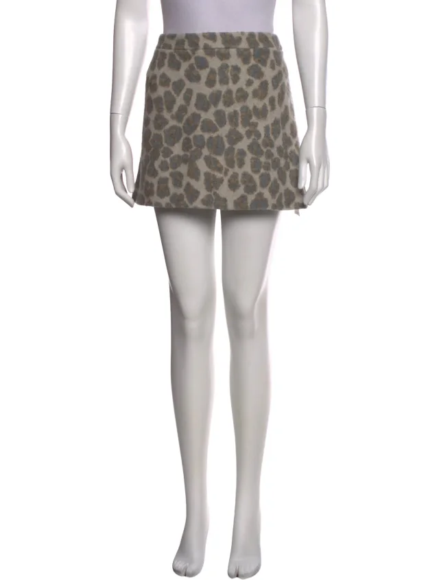 Stella McCartney mini skirts in Wool from The RealReal