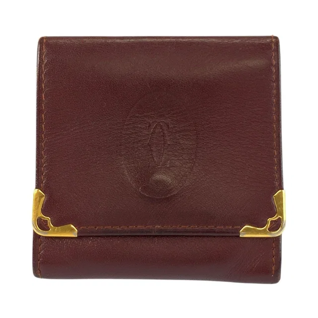Cartier Must Line Leather Coin Case in Leather from LuxUness