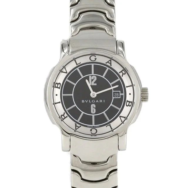 Bvlgari Solotempo St29s St29bssd Stainless Steel Quartz Watch in black from Grailed