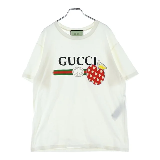 Gucci les Pommes Short Sleeve Tee T-Shirt from The Reluxe