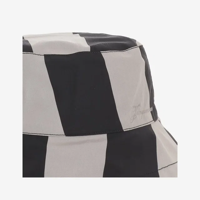 Jacquemus Acu00812aw00753 Striped Nylon Bucket Hat — Multicolor in Multicolor Nylon from HEWI