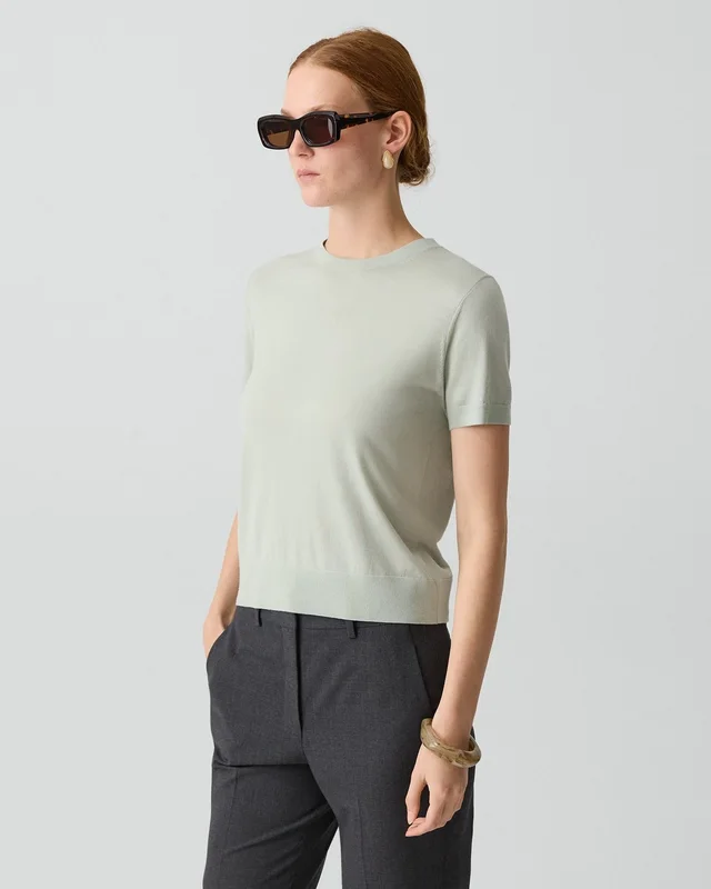 Theory Sweater Tee in Regal Wool, photo 3 of 6 from Theory