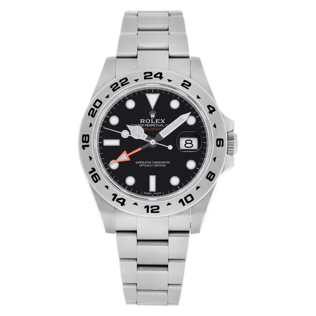 Unused Rolex Explorer II 42mm 216570 in Stainless Steel from Gray And Sons