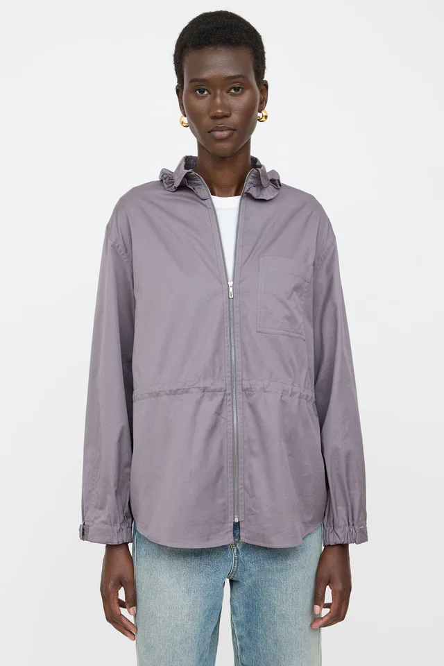 Hermès Drawstring Zip Jacket from VSP Consignment