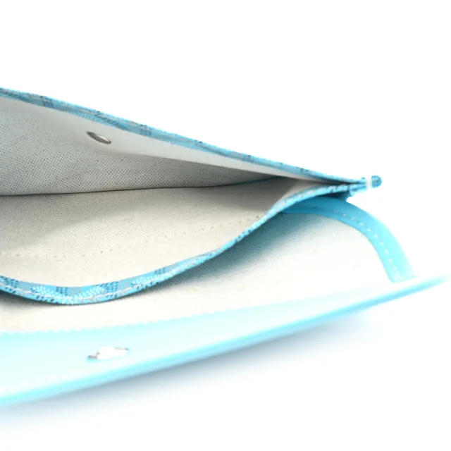 Goyard Goyardine Saint Louis GM Balise Beach Towel Set Turquoise in Blue Coated canvas from FASHIONPHILE, photo 7 of 12
