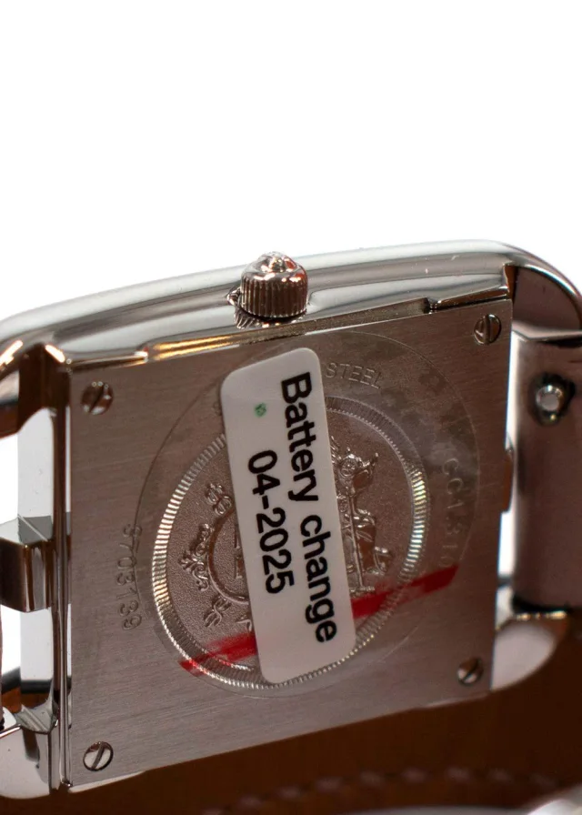 Hermès Glycine Anchor Chain Small Model Cape Cod Watch with Double Tour Strap in Leather from HEWI, photo 5 of 10