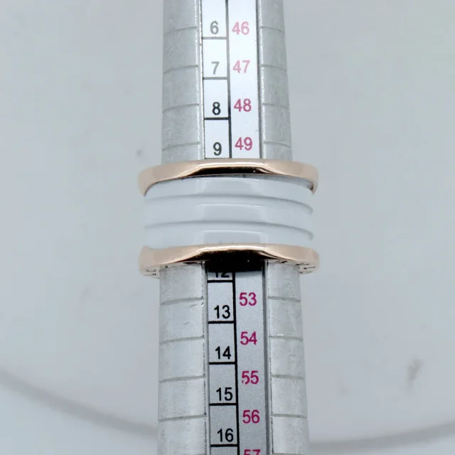 Bvlgari B.zero1 Au750 Ceramic Ring Size 11 in Ceramic from LuxUness, photo 5 of 6