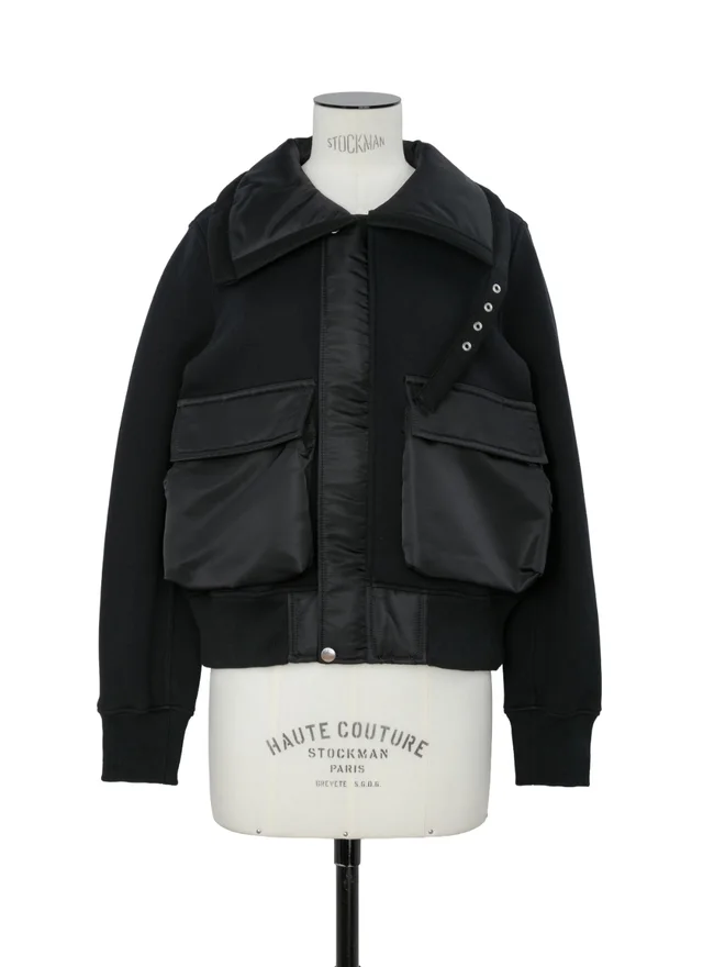Sacai Buckled High-Neck Oversized Jacket, photo 8 of 9 from SENSER