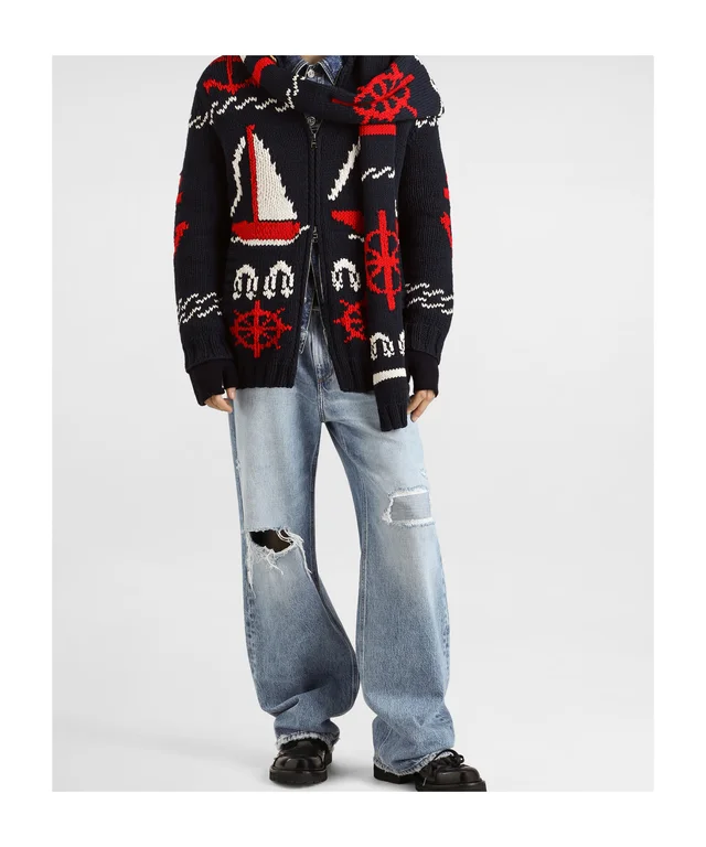 Dolce & Gabbana Distressed Straight-Leg Jeans, photo 2 of 5 from SENSER