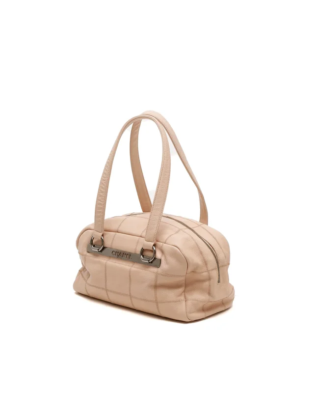 Chanel Choco Bar Boston Bag in Caviar leather from A Retro Tale, photo 2 of 9