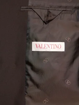 Valentino Short Double-Breasted Jacket in 100% Polyester, photo 5 of 5 from LUISAVIAROMA