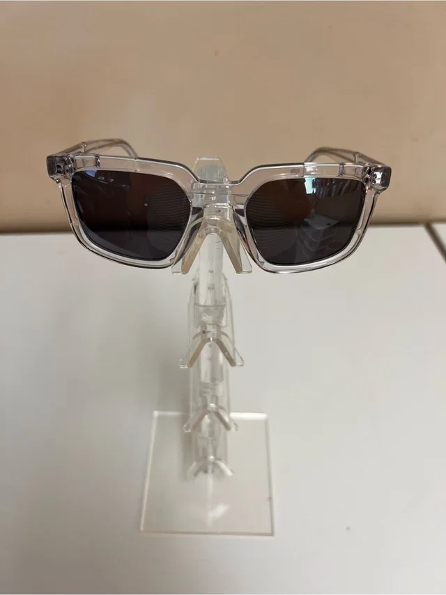 Diesel Men’s Clear Frame Sunglasses With Dark Lenses in white|black from Poshmark