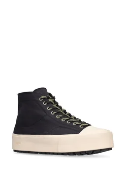 Oamc High-top sneakers with chunky sole in 100% Cotton, photo 3 of 6 from LUISAVIAROMA