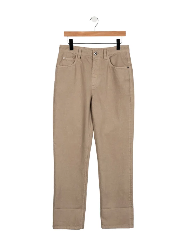 Brunello Cucinelli Mid-Rise Straight Leg Jeans w/ Tags from The RealReal