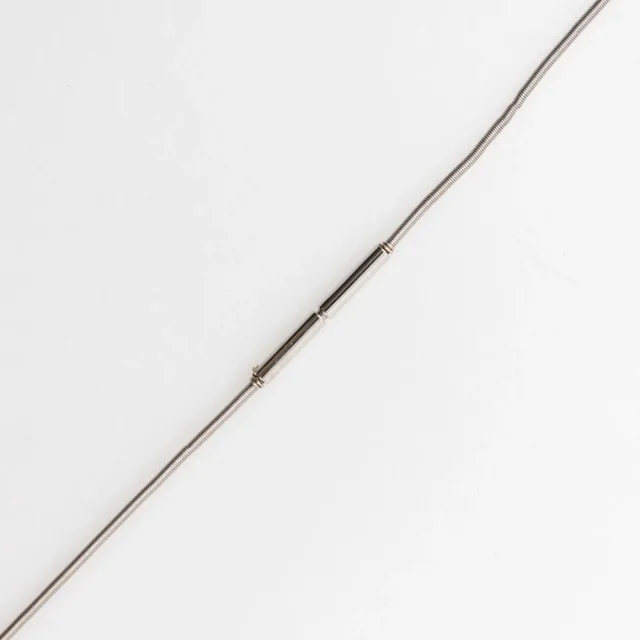 Hermès Caged d'H Necklace Silver in Silver Enamel from LuxUness, photo 5 of 8