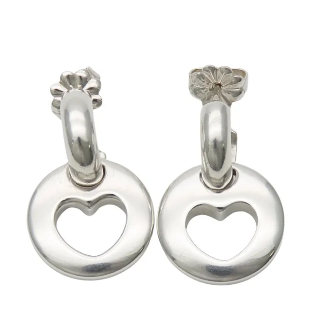 Tiffany & Co. Authentic Silver Heart Earrings in silver|gray from Poshmark